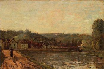 Camille Pissarro : The Banks of the Seine at Bougival